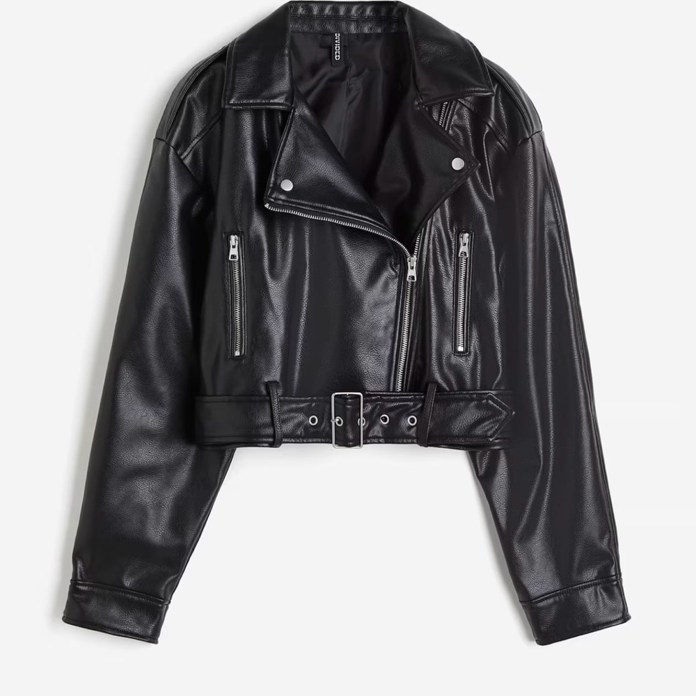 Short Biker Motorcycle Jacket